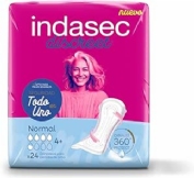 Compresa perdidas leves indasec discreet normal 24 unidades - indasec discreet