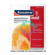HANSATERM 4,8 MG APÓSITO ADHESIVO MEDICAMENTOSO 2 apositos 12 x 18 cm