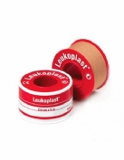 Esparadrapo leukoplast 1 unidad 5 m x 2,5 cm color carne - leukoplast