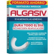 Algasiv almohadillas adhesivas protesis 30 unidades inferiores - almohadillas adhesivas protesis