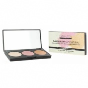 Camaleon iluminador 100% natural  crema paleta 3 colores