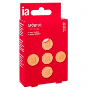 Interapothek apositos plastico 24 unidades 2,5 cm redondos
