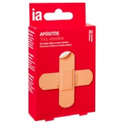 Interapothek apositos tela elastica 20 unidades 7 cm x 2 cm
