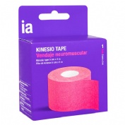 Interapothek vendaje kinesio tape  1 unidad 5 m x 5 cm color fucsia