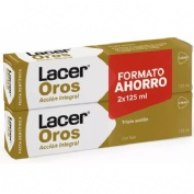 Lacer oros pasta dentÃ­frica duplo 125ml