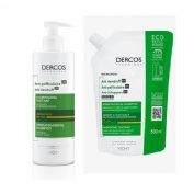 Dercos champu anticaspa ds cabello seco  1 bolsa 500 ml