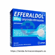 EFFERALDOL 500 mg COMPRIMIDOS EFERVESCENTES, 20 comprimidos
