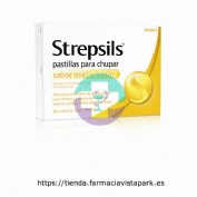 STREPSILS PASTILLAS PARA CHUPAR SABOR MIEL Y LIMON , 24 pastillas