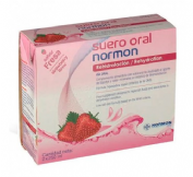 Suero oral normon pack  2 briks 250 ml sabor fresa